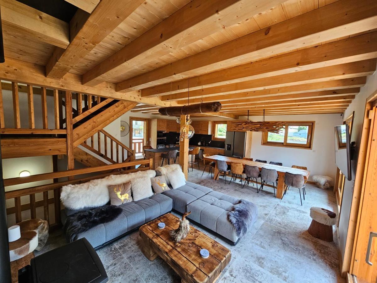 Demi-Chalet Vadel La Panthiaz 15 Pers 5 Chambres La Chapelle-d'Abondance Exterior photo